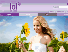 Tablet Screenshot of lolcosmetics.com